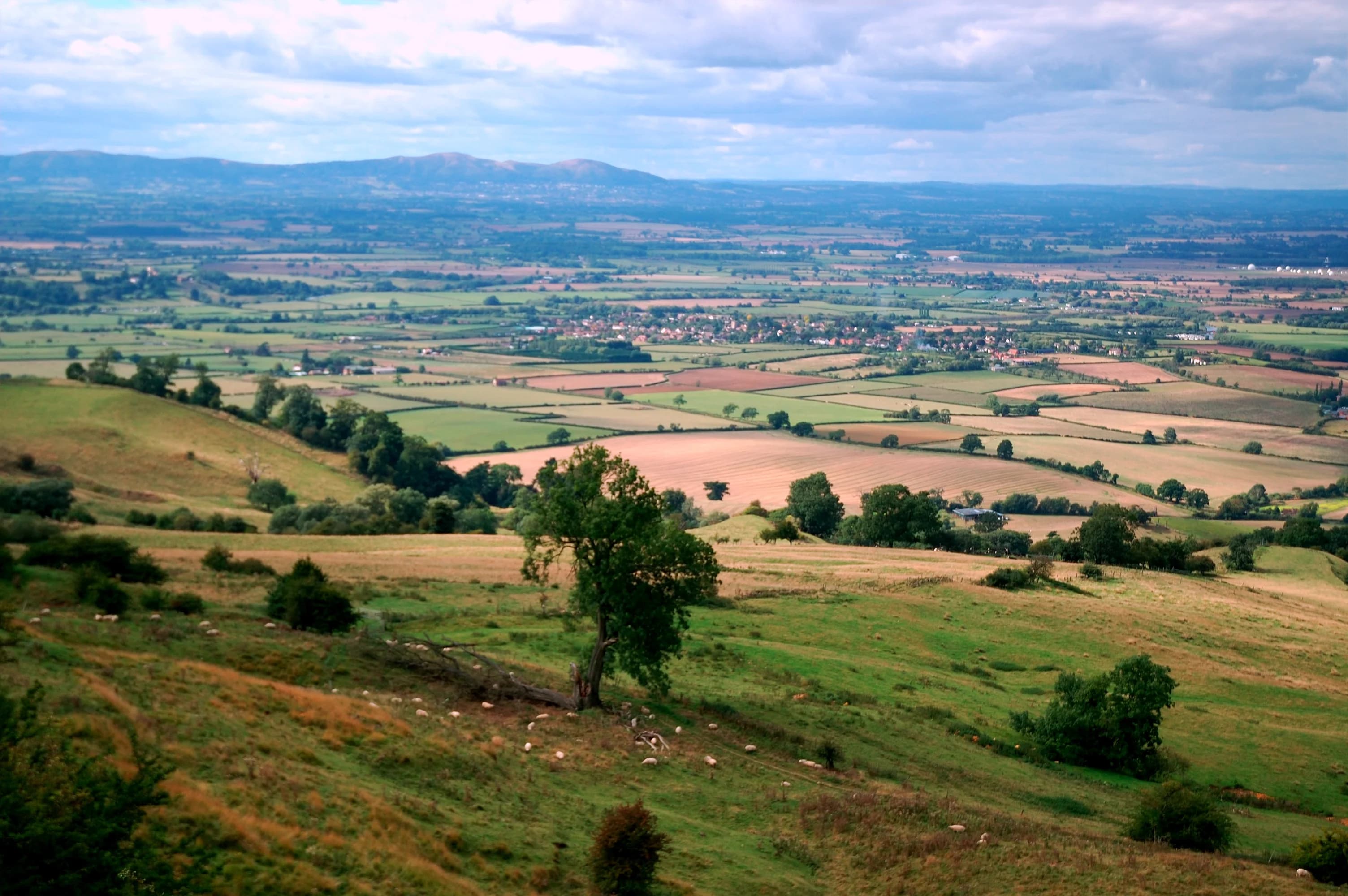 View from the Bredon Hill walk